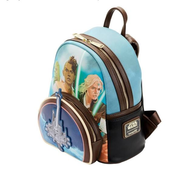 Loungefly Star Wars The HIGH Republic Comic Cover MINI Backpack NWT - Picture 1 of 6